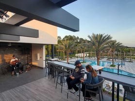 Event on Rooftop Patio
