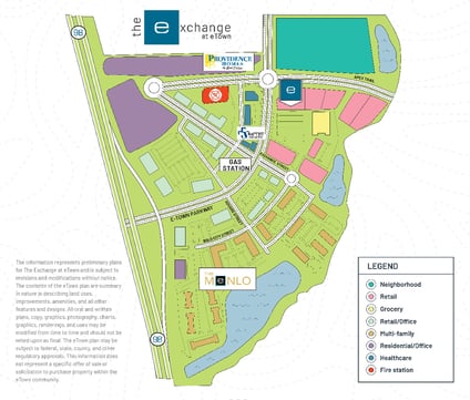 The Exchange at eTown Map