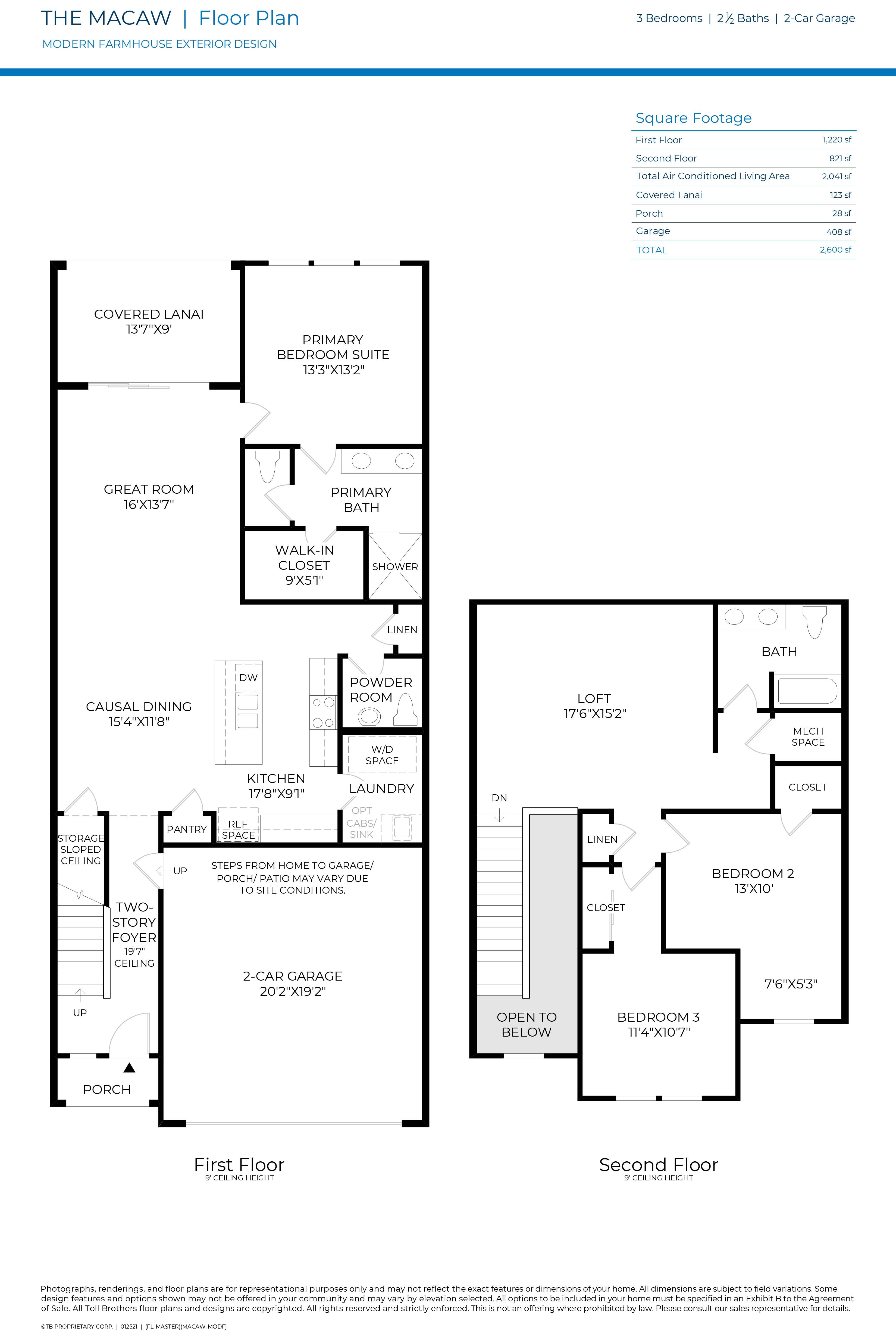 Macaw Floorplan - Newton Townhomes
