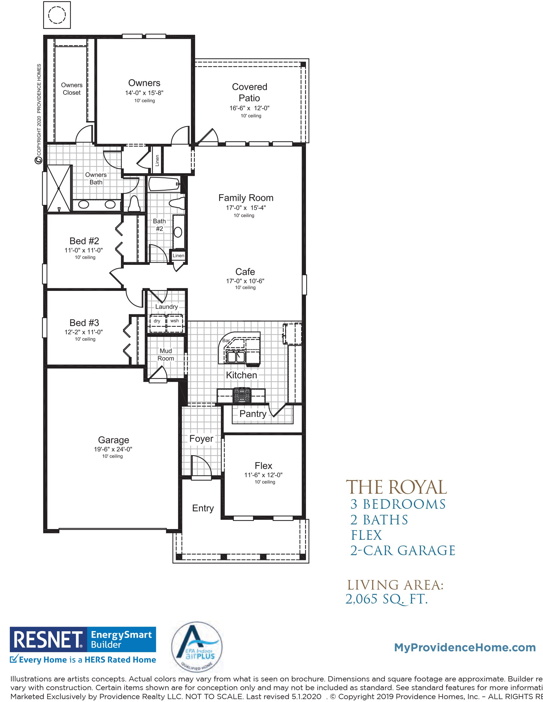 The Royal floorplan