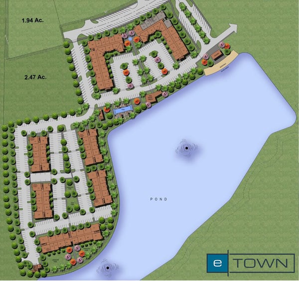 Apartments at eTown Map 