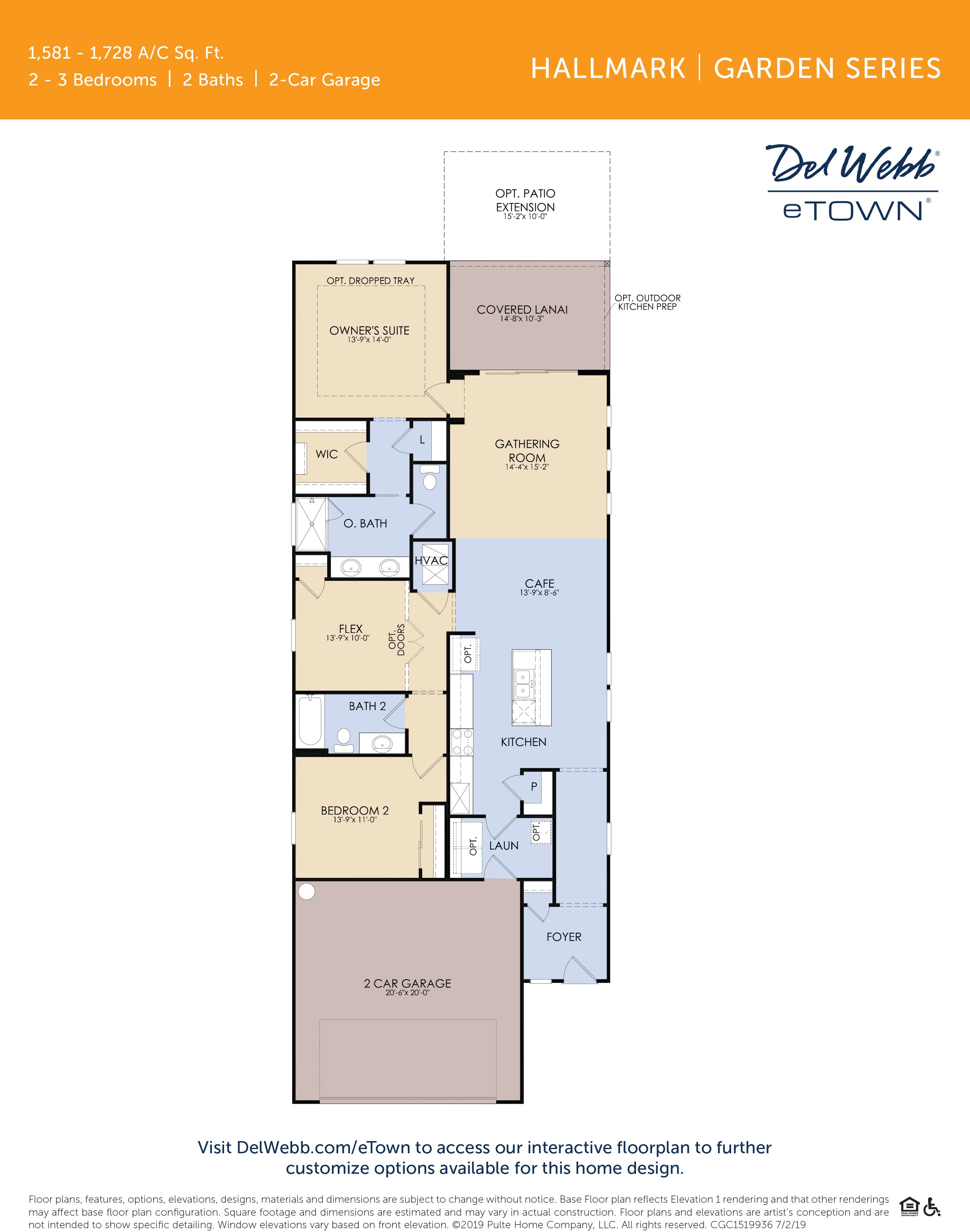 DWeTown Hallmark-floorplan
