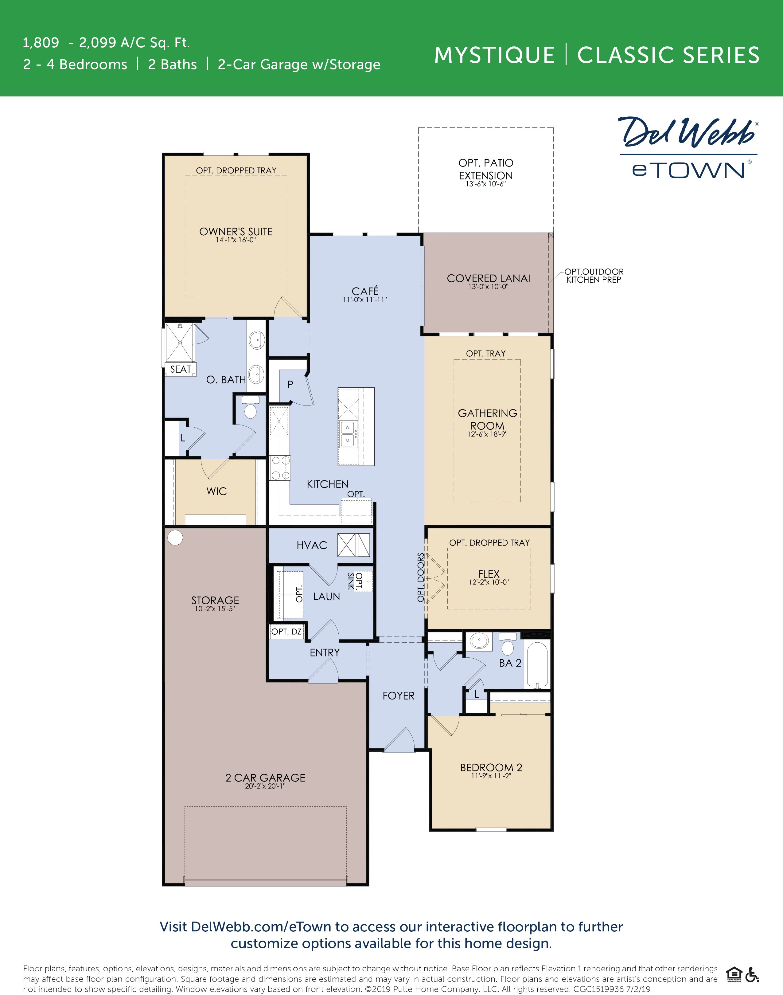 DWeTown Mystique -floorplan